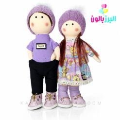 عروسک دختر و پسر روسی یاسی(35 سانتی)
