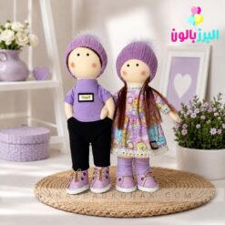 عروسک دختر و پسر روسی یاسی(35 سانتی)