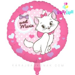 بادکنک فویلی گرد گربه اشرافی(لوسیفر)