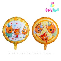 بادکنک فویلی گرد گربه مما
