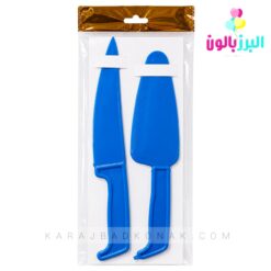 کارد و کفگیر کیک بری آبی