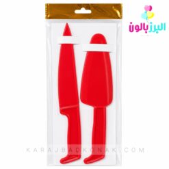 کارد و کفگیر کیک بری قرمز