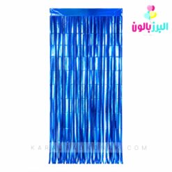 خرید و قیمت پرده متالایز رنگ آبی