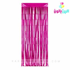 خرید و قیمت پرده متالایز رنگ سرخابی