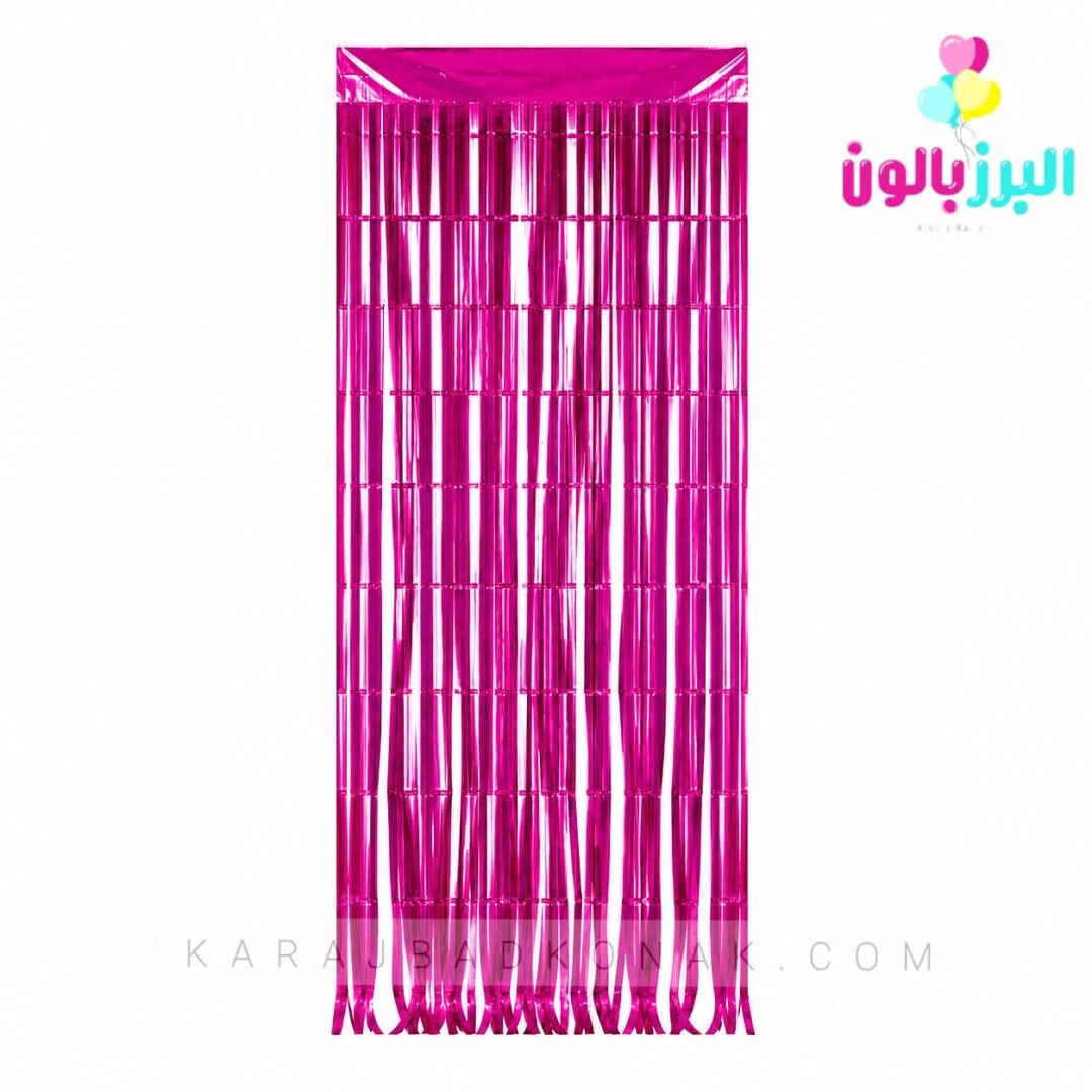خرید و قیمت پرده متالایز رنگ سرخابی 1 خرید و قیمت پرده متالایز رنگ سرخابی