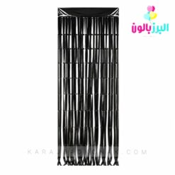 خرید و قیمت پرده متالایز رنگ مشکی