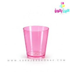 لیوان شات بلک لایت صورتی(10عددی)