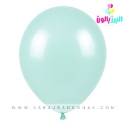 خرید و قیمت بادکنک لاتکس ساده رنگ سبز آبی پاستلی(تیفانی)