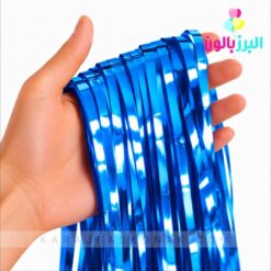 خرید و قیمت پرده متالایز رنگ آبی
