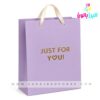 ساک کادویی بنفش پاستل(!JUST FOR YOU) 4 ساک کادویی بنفش پاستل(!JUST FOR YOU)