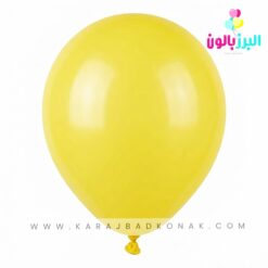 خرید و قیمت بادکنک لاتکس ساده رنگ زرد