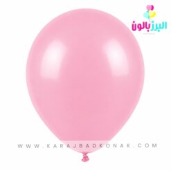 خرید و قیمت بادکنک لاتکس ساده رنگ صورتی پاستلی
