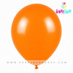 خرید و قیمت بادکنک لاتکس ساده رنگ نارنجی