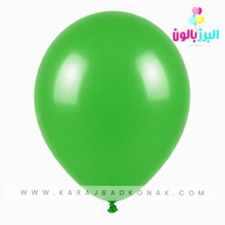 خرید و قیمت بادکنک لاتکس ساده رنگ سبز
