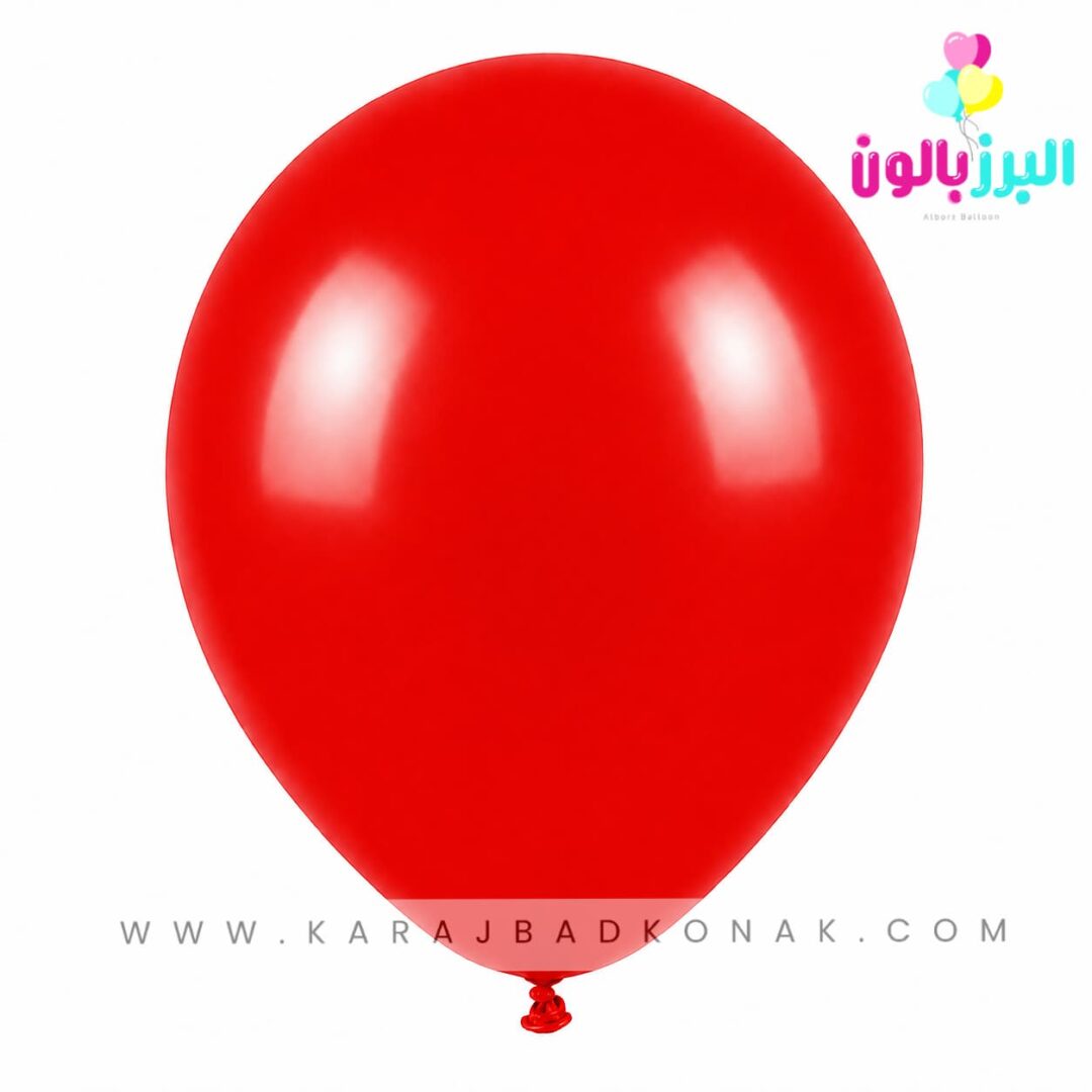 خرید و قیمت بادکنک لاتکس ساده رنگ قرمز 1 خرید و قیمت بادکنک لاتکس ساده رنگ قرمز