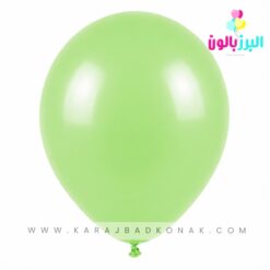 خرید و قیمت بادکنک لاتکس ساده رنگ سبز روشن