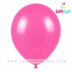 خرید و قیمت بادکنک لاتکس ساده رنگ سرخابی پاستلی
