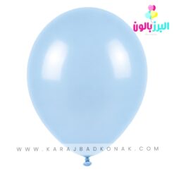 خرید و قیمت بادکنک لاتکس ساده رنگ آبی پاستلی