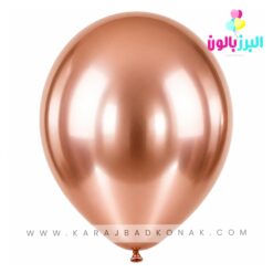 خرید و قیمت بادکنک کروم رنگ رزگلد