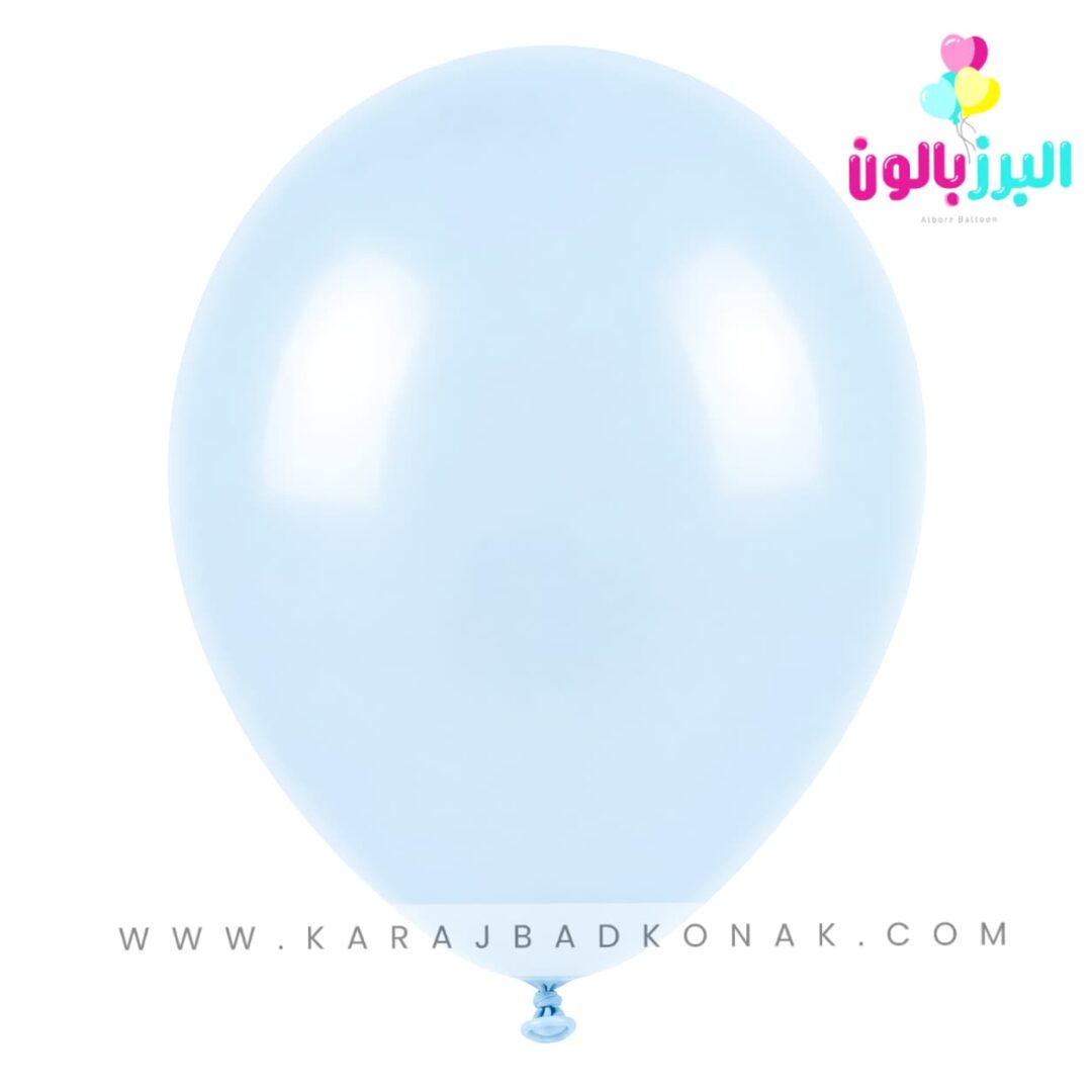 خرید و قیمت بادکنک لاتکس ساده رنگ آبی پاستل بیبی 1 خرید و قیمت بادکنک لاتکس ساده رنگ آبی پاستل بیبی