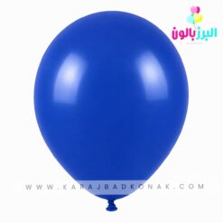 خرید و قیمت بادکنک لاتکس ساده رنگ آبی کاربنی