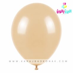 خرید و قیمت بادکنک لاتکس ساده رنگ کرم