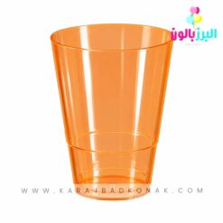 لیوان بلک لایت نارنجی (12 عددی)