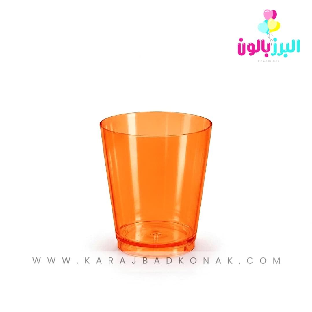 لیوان شات بلک لایت نارنجی(10عددی) 1 لیوان شات بلک لایت نارنجی(10عددی)