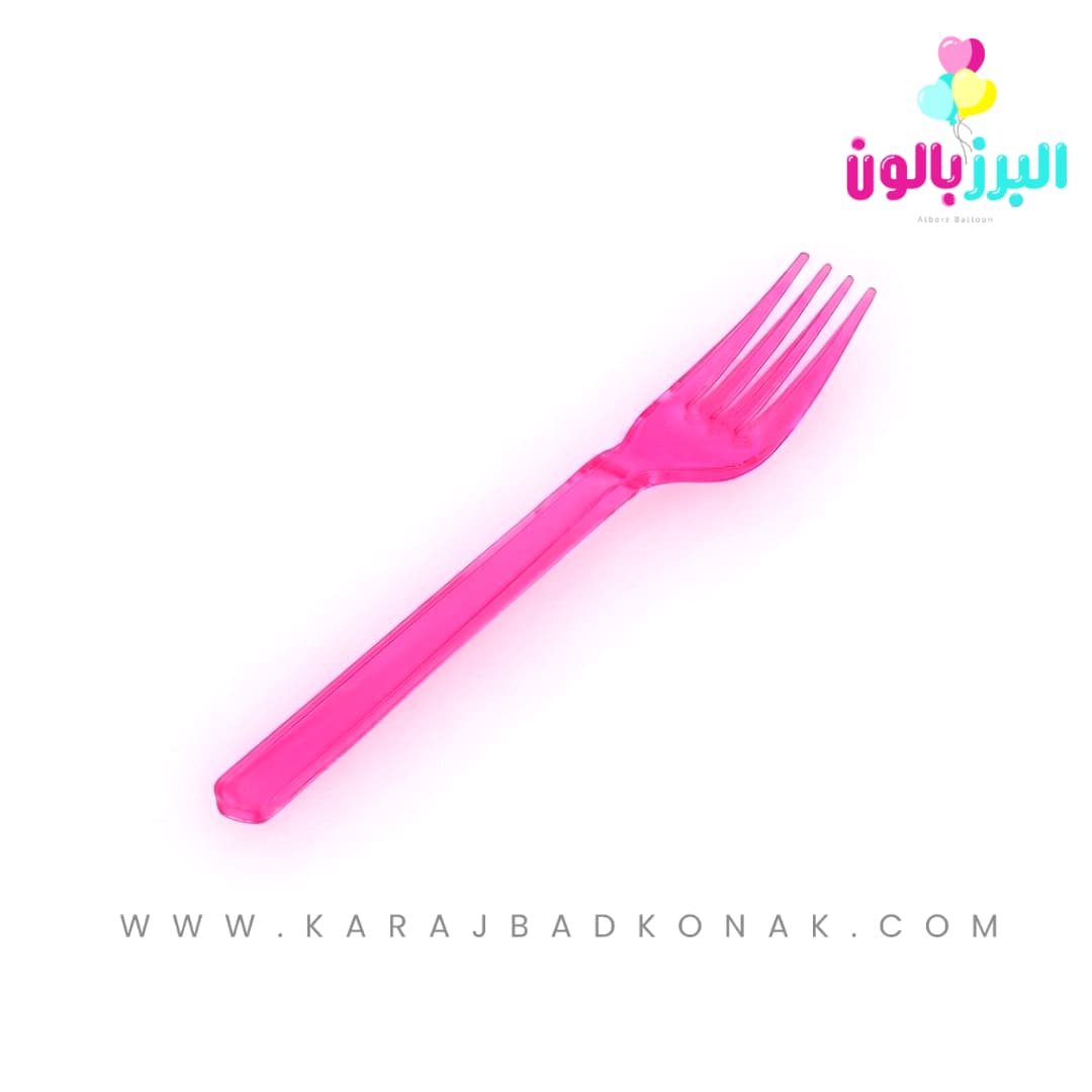 چنگال بلک لایت صورتی (24 عددی) 1 چنگال بلک لایت صورتی (24 عددی)