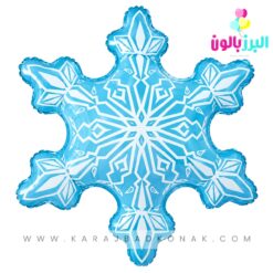 بادکنک فویلی دونه برف آبی