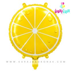 بادکنک فویلی گرد لیمو